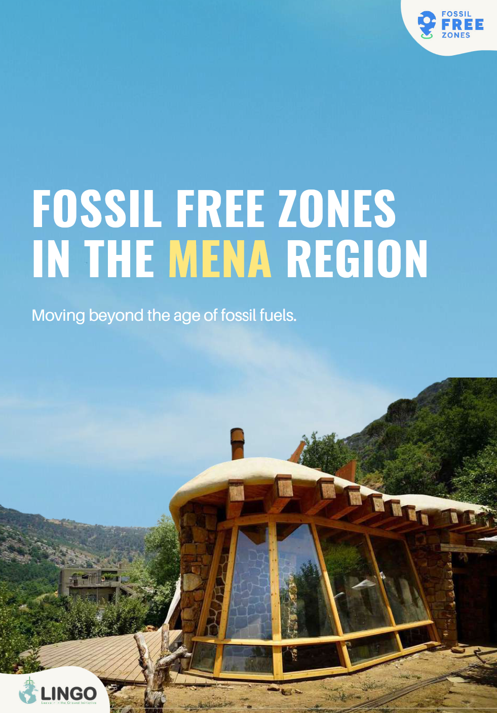 Cover of Fossil Free Zones in the MENA Region report